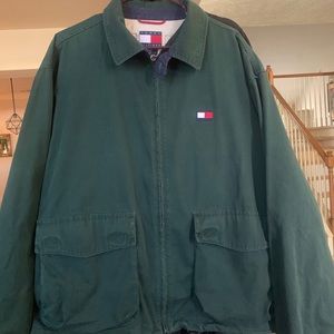 VTG Tommy Hilfiger Jacket Cargo Pockets L Green